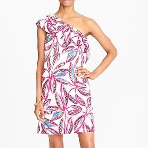 J. Crew One Shoulder Dress